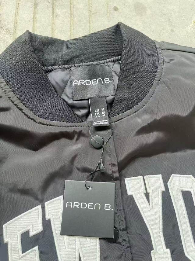 Ladies Baseball Jacket close up